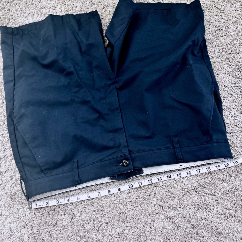 Red Kap Mens Navy Blue Work Shorts PT26NV0 Size 42 Polyester Cotton Twill - Picture 6 of 9